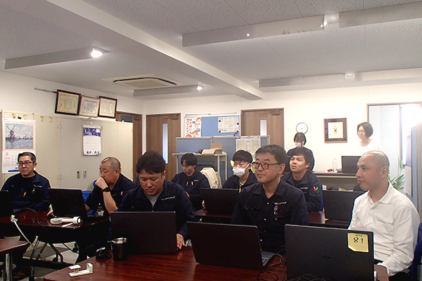 DX推進活動におけるMicrosoft 365勉強会の様子